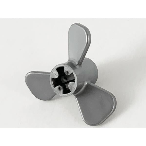 Propeller 3 Blade 3 Diameter with Axle Hole - Part - 6041 - Black - used - Qty:26