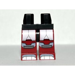 Hips and Dark Red Legs with SW ARC Trooper Armor Pattern - Part - 970c59pb01 - Black - used - Qty:1