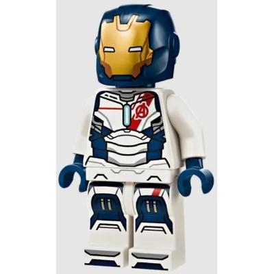 Iron Legion - Dark Blue Head One Piece Helmet - Minifigure - Used