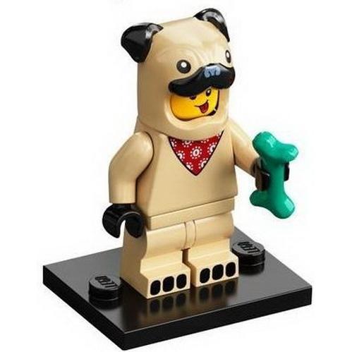 Pug Costume Guy Series 21 (Complete Set with Stand and Accessories) - col21-5 - Set - New