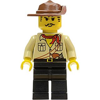 Johnny Thunder (Desert) - Minifigure - Used