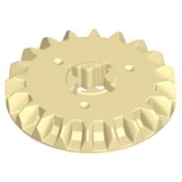 Technic Gear 20 Tooth Bevel - Part - 32198 - Light Gray - used - Qty:2