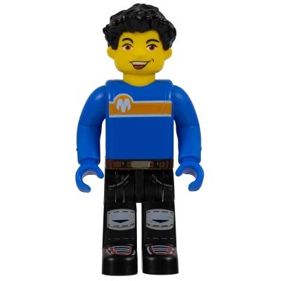 Max Blue Torso Black Legs (4143765) - Minifigure