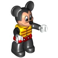 Duplo Figure Lego Ville Mickey Mouse Life Jacket (6146819 / 6206119) - Minifigure