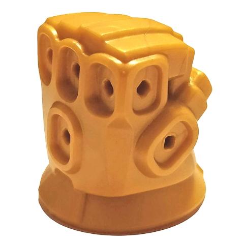 Hand Large Minifigure Left Infinity Gauntlet - Part - 36470 - Pearl Gold - used - Qty:1