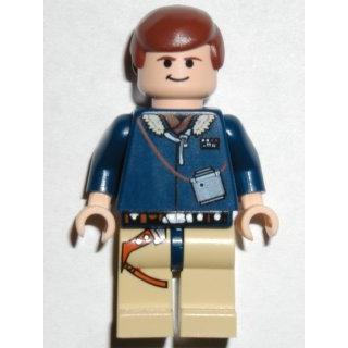 Han Solo - Light NougatReddish Brown Hair Tan Legs - Minifigure - New