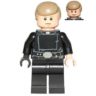 Luke Skywalker - Jedi Master Dark Tan Smooth Hair - Minifigure