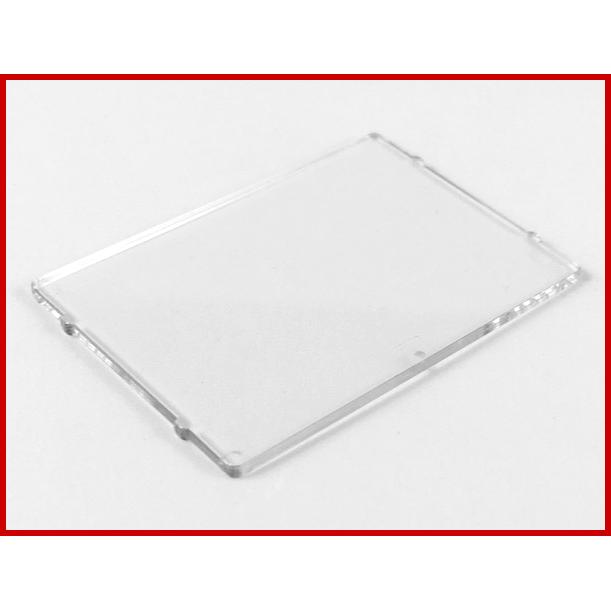Glass for Window 1 x 4 x 5 - Part - 2494 - Trans-Clear - used - Qty:2