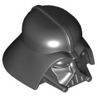 Minifigure Headgear Helmet SW Darth Vader - One Piece - Part - 30368 - Black - used - Qty:1