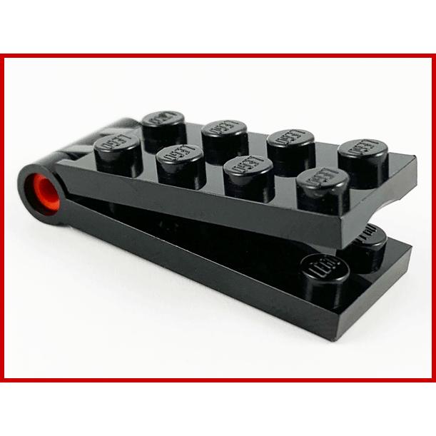 Hinge Plate 2 x 4 - Part - 3149c01 - Black - used - Qty:1
