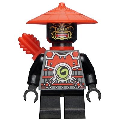 Stone Army Scout - Yellow Face Red Quiver Short Legs - Minifigure - New