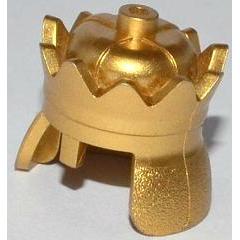 Minifigure Headgear Crown - Part - 71015 - Metallic Gold - used - Qty:1