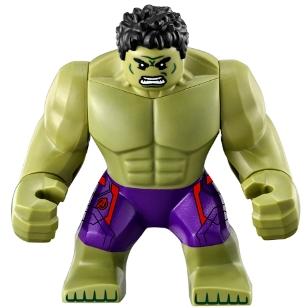 Hulk - Giant Dark Purple Pants with Avengers Logo - Minifigure - New