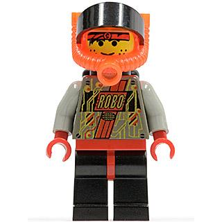 RoboForce Red with Plain Legs - Minifigure