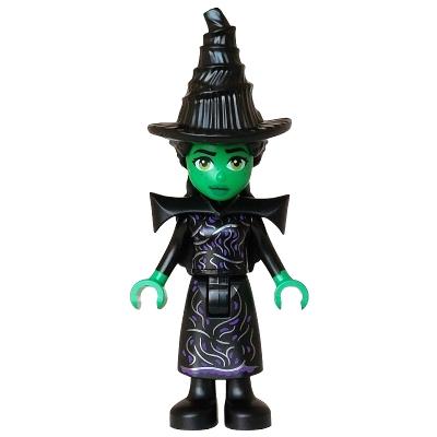 Elphaba - Mini Doll Black Dress Hat Shoulder Pads - Minifigure - New
