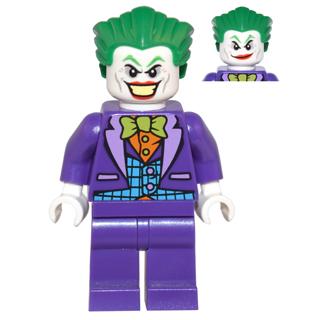 The Joker - Medium Azure Vest Lime Bow Tie Large Smile / Smirk - Minifigure