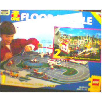 RoseArt 2-in-One Floor Puzzle Race 50 pieces - Gear - 08099