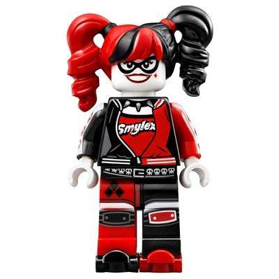 Harley Quinn - Pigtails Black Eye Mask Roller Skates - Minifigure - New