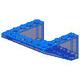Slope Inverted 33 5 x 6 x 2 - Part - 4228 - Trans-Dark Blue - used - Qty:1