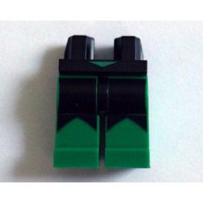 Hips and Green Legs with Black Markings Pattern - Part - 970c06pb03 - Black - used - Qty:1