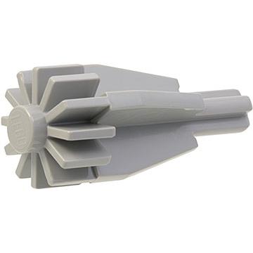 Engine Smooth Large Center with Fan/Gear and Axle End - Part - 4869 - Light Bluish Gray - used - Qty:5