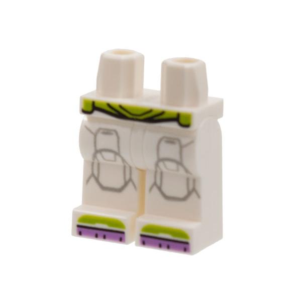 Hips and Legs with Lime Belt Medium Lavender Toes Light Bluish Gray Detail Lines Pattern - Part - 970c00pb1357 - White - new - Qty:1