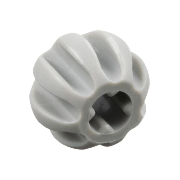 Technic Ball with Grooves - Part - 2907 - Light Gray - used - Qty:2