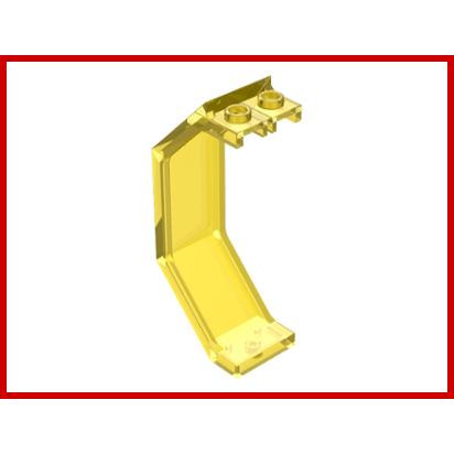 Panel 3 x 2 x 6 - Part - 2466 - Trans-Yellow - used - Qty:1