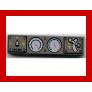 Tile 1 x 4 with Light Switch 2 White Gauges and Train Throttle Pattern - Part - 2431px17 - Dark Gray - used - Qty:1