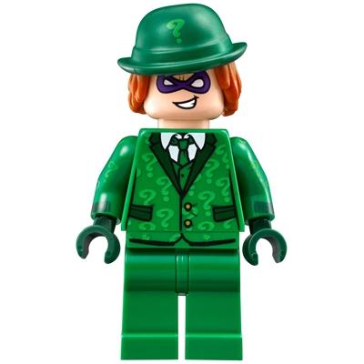 The Riddler - Suit and Tie Hat with Hair - Minifigure