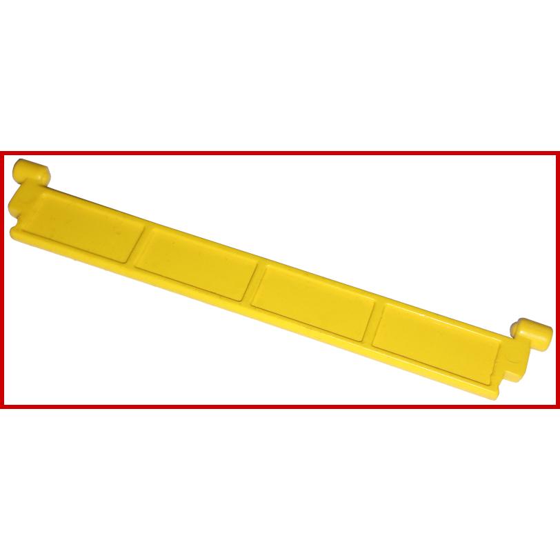 Garage Roller Door Section without Handle - Part - 4218 - Yellow - used - Qty:4