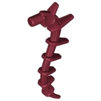 Plant Vine Seaweed / Appendage Spiked / Bionicle Spine - Flexible Rubber - Part - 55236 - Dark Red - used - Qty:1