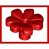 Plant Flower with Bar and Small Pin Hole - Part - 32606 - White - new - Qty:5