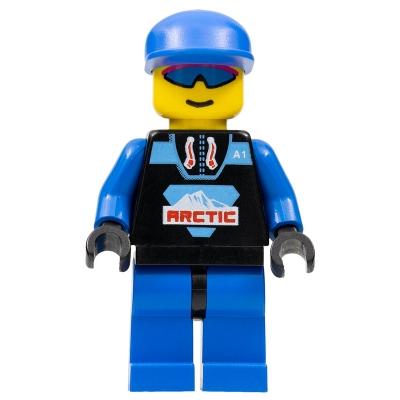 Arctic - Black Blue Cap - Minifigure