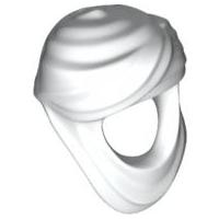 Minifigure Headgear Headdress Desert Head Wrap Keffiyeh - Part - 88287 - White - used - Qty:1