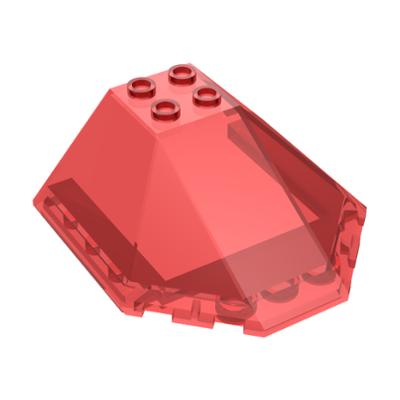 Windscreen 6 x 6 x 2 Canopy - Part - 87606 - Trans-Red - used - Qty:1