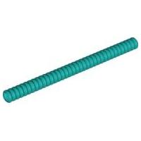 Hose Ribbed 7mm D. 12L / 9.6cm - Part - 78c12 - Dark Turquoise - used - Qty:1