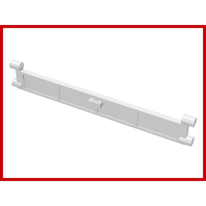 Garage Roller Door End Section with Handle - Part - 4219 - White - used - Qty:3