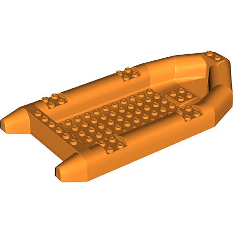 Boat Rubber Raft Large - Part - 62812 - Orange - new - Qty:1