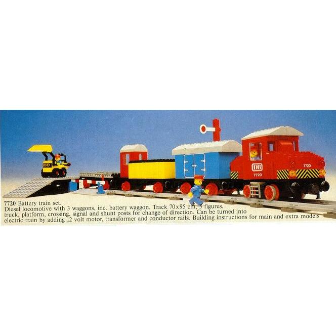 Diesel Freight Train Set battery - Set - 7720-1