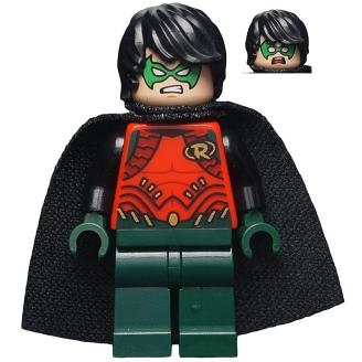 Robin - Dark Green Legs - Minifigure - Used