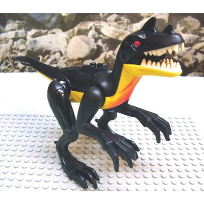 Dinosaur Mutant Raptor / Velociraptor - Part - raptor01 - Yellow - used - Qty:1