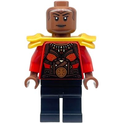 Okoye - Red Top Shoulder Armor - Minifigure - Used