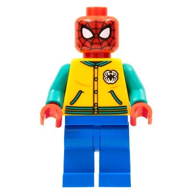Spider-Man - Bright Light Orange Letter Jacket - Minifigure - Used