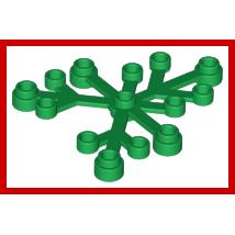 Plant Leaves 6 x 5 - Part - 2417 - Green - used - Qty:3