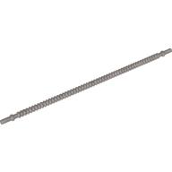 Hose Flexible Ribbed with 8mm Ends 19L / 15.2cm - Part - 57539 - Flat Silver - used - Qty:1