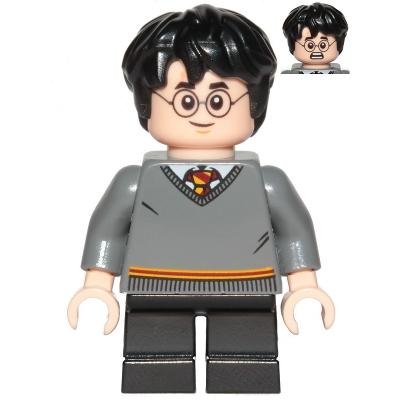 Harry Potter - Gryffindor Sweater Black Short Legs - Minifigure - Used