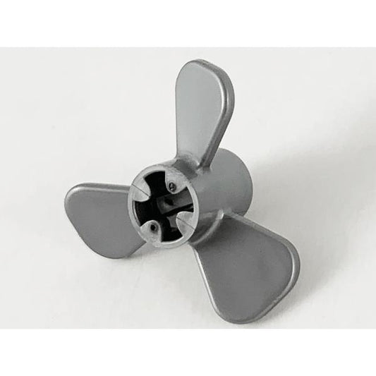 Propeller 3 Blade 3 Diameter with Axle Hole - Part - 6041 - Black - used - Qty:31