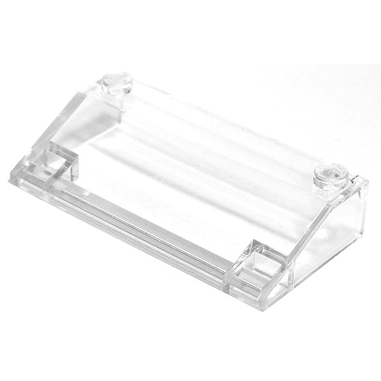 Slope 33 3 x 6 without Inner Walls - Part - 58181 - Trans-Clear - used - Qty:5
