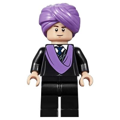 Professor Quirinus Quirrell - Medium Lavender Turban and Scarf - Minifigure - Used
